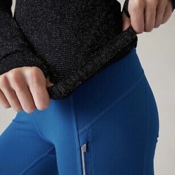 Athleta Momentum Seamless Shine Sparkle Long Sleeve Top - Picture 2 of 5